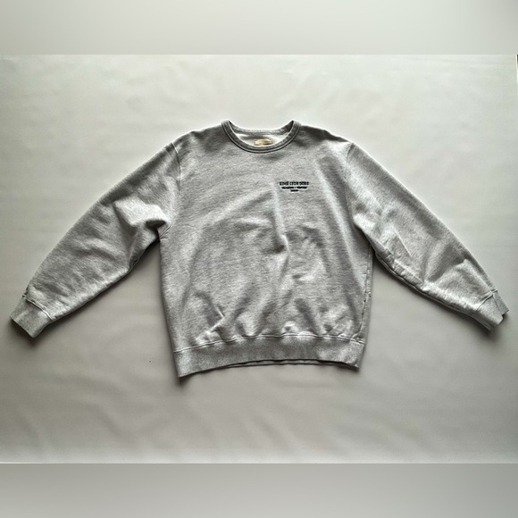 Aime Leon Dore Light Gray Crewneck Sweater - Picture 1 of 6